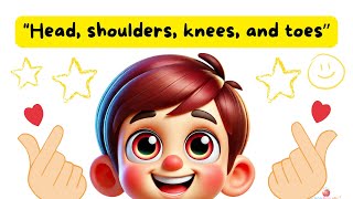 Head Shoulders Knees and Toes Song for Kids  Fun Body Parts Song  BooBooABC kidssongs [upl. by Anivas118]