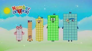 Hand 2 mind numberblocks small to big numbers skip counting by 10 learntocount coolmath [upl. by Leinehtan]