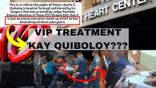 QUIBOLOY SINUGOD SA HOSPITAL SABI NG SMNI AY ANNUAL EXECUTIVE CHECKUP DAW ANG GINAWA SA KANYA [upl. by Pyszka]