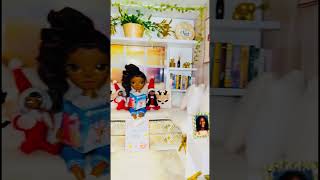 Elf on the Shelf Dollhouse version day 11 vlogmas [upl. by Unders806]