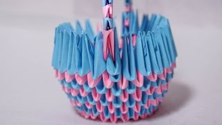 Paper Craft Ideas  DIY Origami Basket  HandiWorks 59 [upl. by Osterhus]