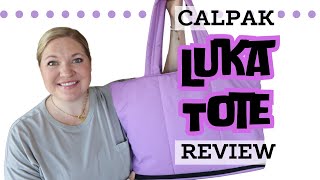 Calpak Luka Expandable Tote Bag Review [upl. by Adamson314]