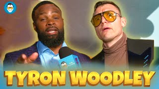 Tyron Woodleys Gives Mike Perry Advice For Jake Paul [upl. by Iaras]