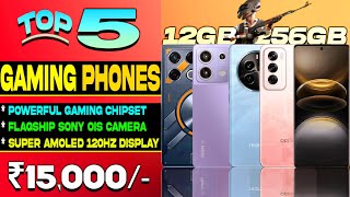 12GB RAM  Top 5 Powerful Gaming Phones Under 15000 in 2024 108MP OIS Camera 5G Phone Under 15000 [upl. by Glenden]