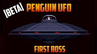 Starbound  Penguin UFO boss kill Beta [upl. by Serg764]