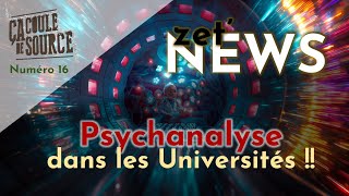 La psychanalyse dans les Universités ZetNEWS [upl. by Haidebez]