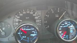 E36 Compact 316i Turbo 164HP acceleration on 04bar [upl. by Gnap976]