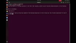 Test of Gemma22b on CPU on a small Linux tablet [upl. by Linker]