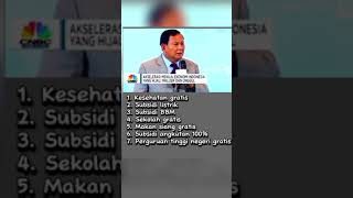 Janji Calon Presiden Indonesia Bapak Prabowo [upl. by Nahtnhoj572]