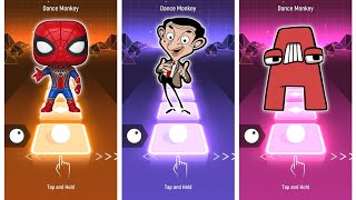 Funko Pop Marvel 🆚️ Mr Bean 🆚️ Alphabet Lore Who Will Win  🎶 ⭐️ [upl. by Adnylem]