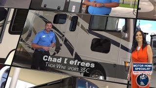 2016 Thor Motor Coach Windsport Review  Worlds RV Show  MHSRVcom [upl. by Bluma969]