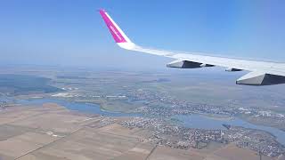 Wizzair A321neo landing at Bucharest [upl. by Llehsem566]