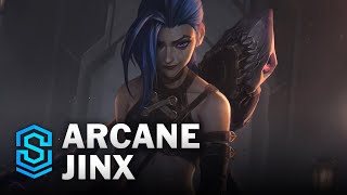 Arcane Jinx Skin Spotlight  League of Legends [upl. by Yatnuhs950]