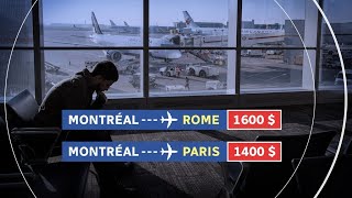 Prix des billets d’avion  les contrecoups de la pandémie [upl. by Suiravat]