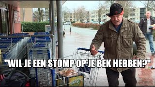 Dennis ontloopt corona in Oude Pekela [upl. by Cirdor]