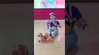 Blippi amp Meekah Practice Falling in Roller Skates shorts skating [upl. by Eboh563]