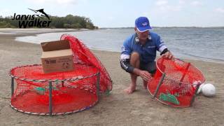 How to setup crab pots to catch mud crabs amp sand crabs [upl. by Hotze]