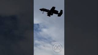 A10 Thunderbolt II quotBlacksnakesquot Dirty Flyby with Message From the Cockpit aviation military [upl. by Elberfeld]