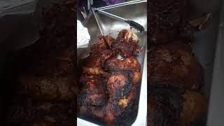 Jerk chicken and festival mouthwateringfoodloverviralvideo [upl. by Ecidnacal]