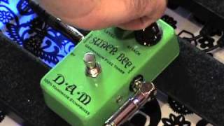 DAM Super Bee germanium fuzz guitar effects pedal demo [upl. by Aynek]