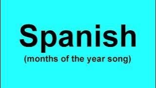 Months of the year song  Spanish [upl. by Auric]