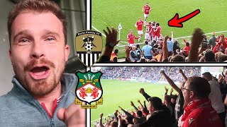 OLLIE PALMER GOAL SENDS THE WREXHAM AWAY END CRAZY  Notts County vs Wrexham Vlog [upl. by Varney]