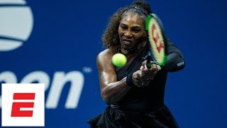 2018 US Open highlights Serena Williams cruises past Karolina Pliskova in quarterfinals  ESPN [upl. by Okoyk]