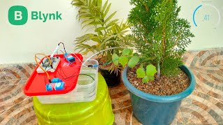 IOT Based Smart Plant Watering System using the New Blynk Iot and Nodemcu esp8266  Techie Lagan [upl. by Aspa]