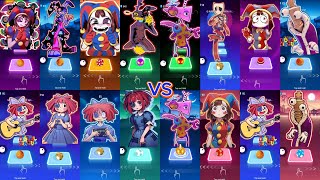 Digital Circus😱 Jax Kane Ragath Pomni Zooble  Tiles hop Who is better from the digital circus [upl. by Martres603]