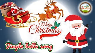 jingle bells song  christmas day song  santa Claus animated video for kids christmas santaclaus [upl. by Drawe]