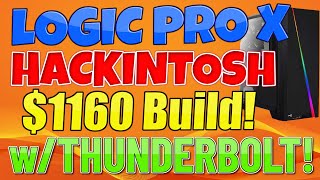 Music Production Hackintosh Build wThunderbolt 3  Logic Pro X Benchmarks [upl. by Schriever]