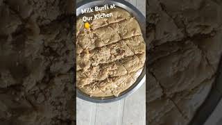 Sweet Milk amp Badam Burfi At our kitchenபலகோவா பர்ஃபிపాలకోవా బర్ఫీ [upl. by Keemahs433]