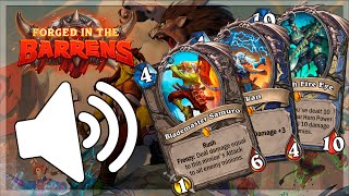 Hearthstone  All Legendary Play Sounds Music and Subtitles Legacy  Forged in the Barrens [upl. by Llertnahs]