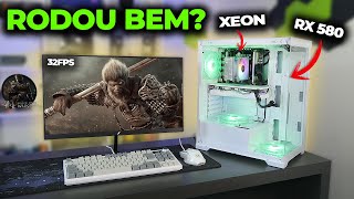 TESTEI O JOGO BLACK MYTH WUKONG NO PC GAMER XEON DE R2000 COM RX 580 RODOU BEM [upl. by Cleopatra86]