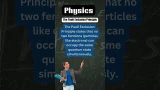 The Pauli Exclusion Principle education physics shorts [upl. by Chiarra]