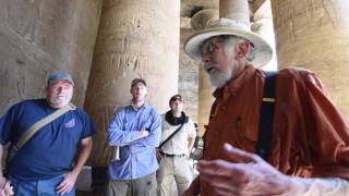 John Anthony West in the Temple of Horus  2016 [upl. by Beverly846]