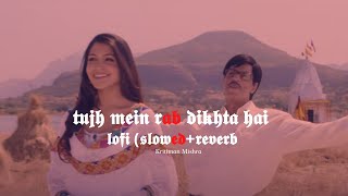 Tujh Mein Rab Dikhta Hai Lofi  Slow amp Reverb  Bollywood Lofi  Lofi Remake  Mix KritimanMishra [upl. by Merlina]