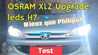 Des leds H7 vraiment efficaces les XLZ Upgrade de Osrammycarforlife [upl. by Thissa478]