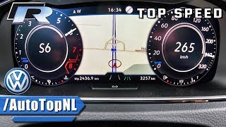 2018 VW Golf R 310HP ACCELERATION amp TOP SPEED 0265kmh by AutoTopNL [upl. by Allx]