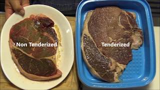 Tenderizing Steak with pineapple puree Part 2 [upl. by Hachmann]