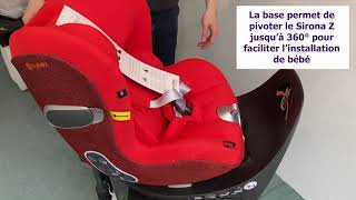 Test du siège auto Sirona Z iSize de Cybex [upl. by Bernadina424]