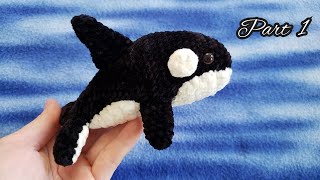 How To Crochet Orca Whale Part 1  Amigurumi Tutorial  SpringDay DIY [upl. by Row55]