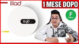 ILIAD FIBRA dopo 1 MESE  La mia esperienza  speed test [upl. by Dasi202]