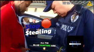 Caught on Camera Cop Steals Money from Man in Custody [upl. by Novanod]