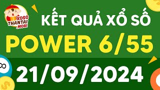 XS Vietlott hôm nay 2192024  Xổ số Power 655  XS Vietlott 655 Thứ 7 ngày 21 tháng 9 [upl. by Koss]