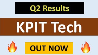 KPIT Technologies Q2 results 2024  KPIT Technologies share latest news  KPIT Tech Results today [upl. by Anivlis]