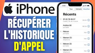 Comment Recuperer Journal Dappel iphone  Comment Récupérer Lhistorique Dappel Sur Iphone [upl. by Aneleairam281]