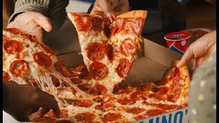 Dominos Commercial 2024 New York Style Ad Review [upl. by Ardnoet467]