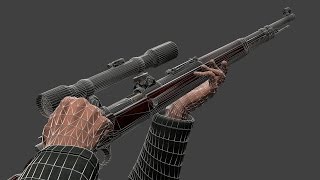 Our Ghosts of War  K98 Animation Set Textured With Scope [upl. by Edbert58]