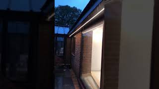 Exterior LED strip  Flush soffit installation [upl. by Oilut]